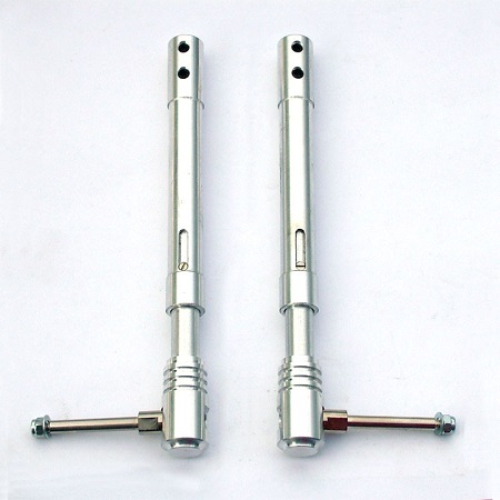 Eurokit Coppia gambe telescopiche 130mm diametro 128mm